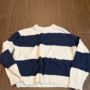 American Eagle Outfitters Cream Knit Sweater